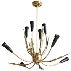 Lustre italien vintage de style pieuvre