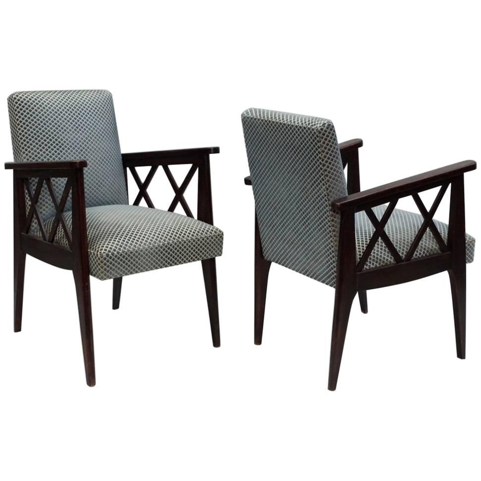 Pair of Art Deco Style Armchairs