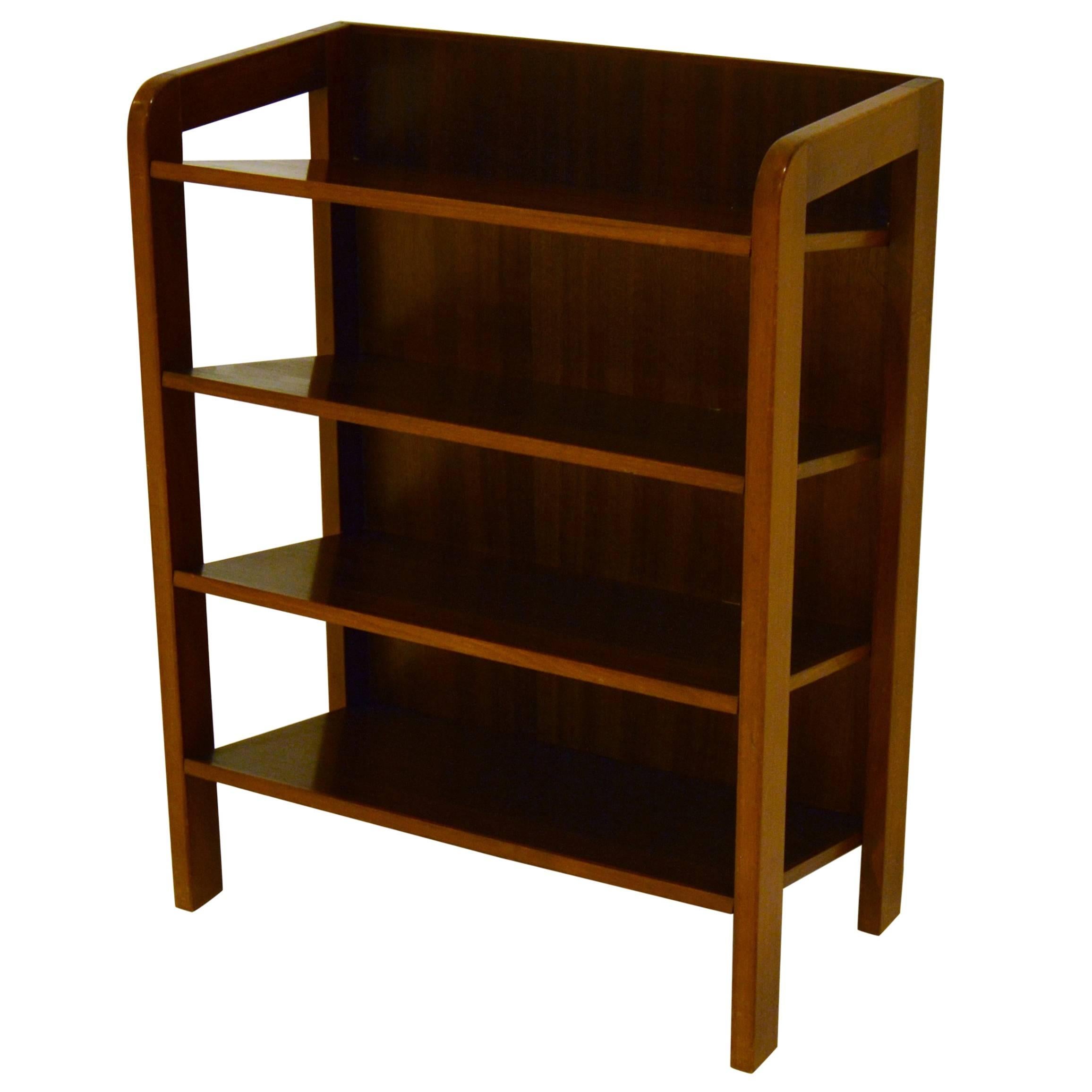 Midcentury Mahogany Magazine Rack