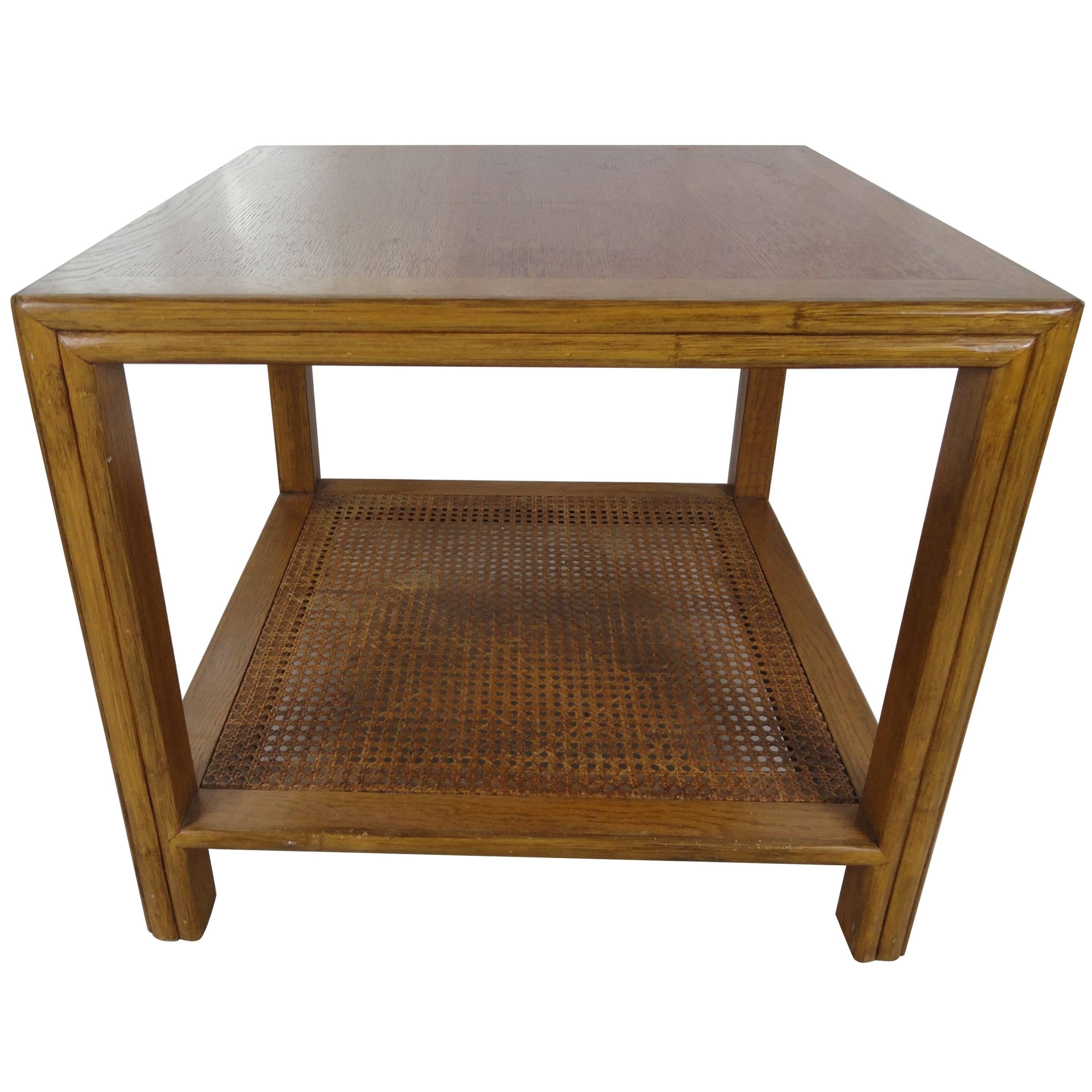 McGuire Side Walnut Table For Sale