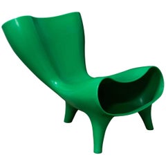 1983, Marc Newson, Nowadays Rare Apple Green Orgone Chair