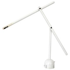 Italian Mira Table Lamp by Mario Arnaboldi for Programmaluce in White