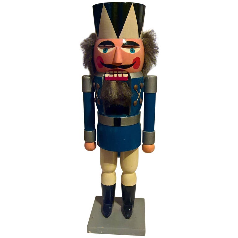 Vintage Christmas Nutcracker from Erzgebirge at 1stDibs