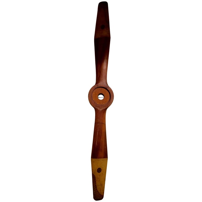 Gargantuan Super Impressive World War II Wooden Airplane Propeller For