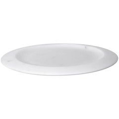 New Modern Dish in White Carrara Marble, creator Ivan Colominas