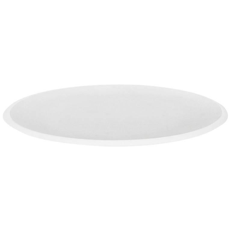 Nouveau plat moderne en marbre blanc de Carrare, créateur Ivan Colominas