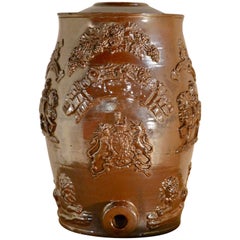 Barril de aguardiente inglés del siglo XIX