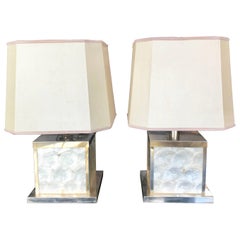 Used Mother of Pearl Lamps, Italy, 1960