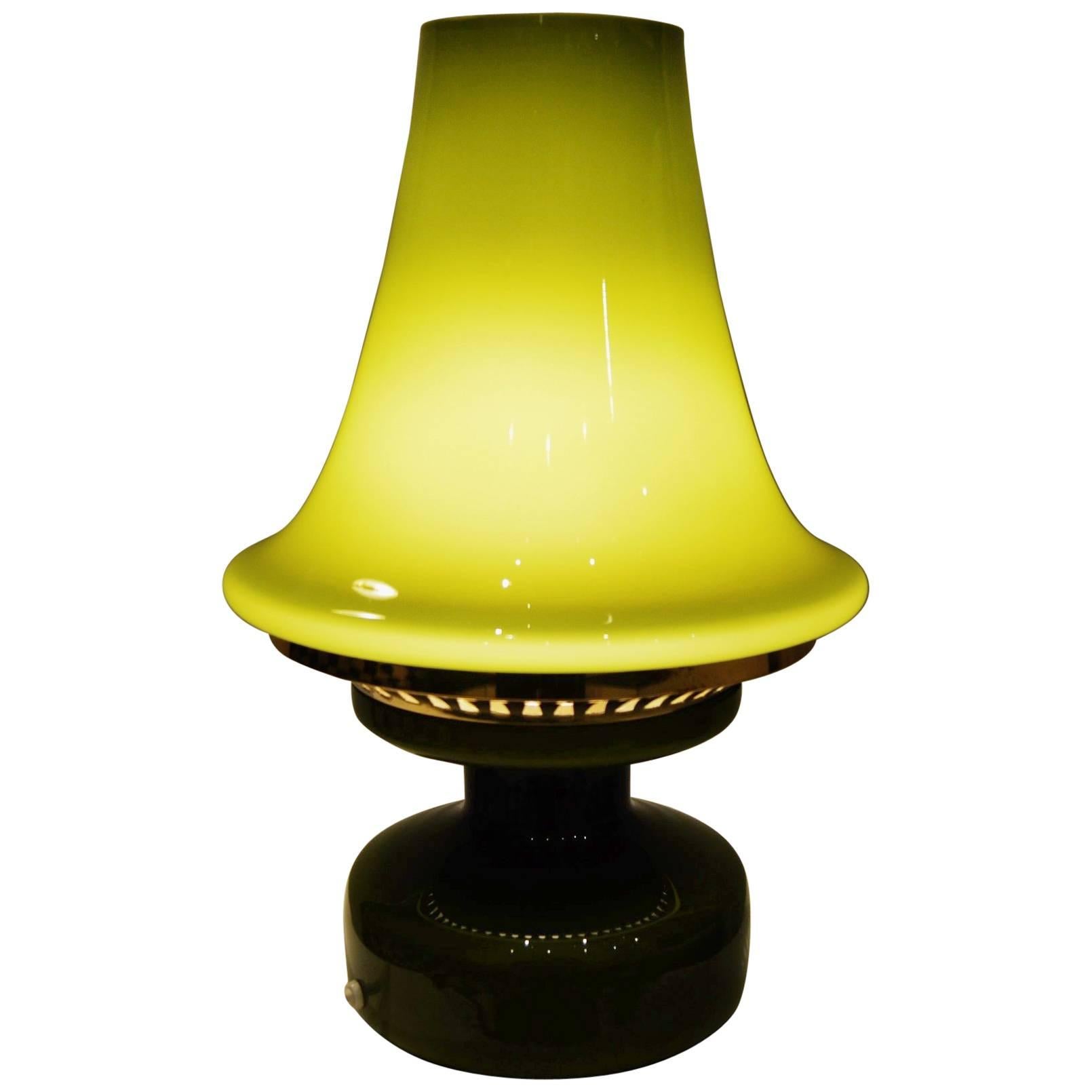 Table Lamp B124, Green by Hans-Agne Jakobsson For Sale