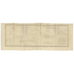 Antique Map of New Guinea and New Britain by P. Carteret, circa 1773