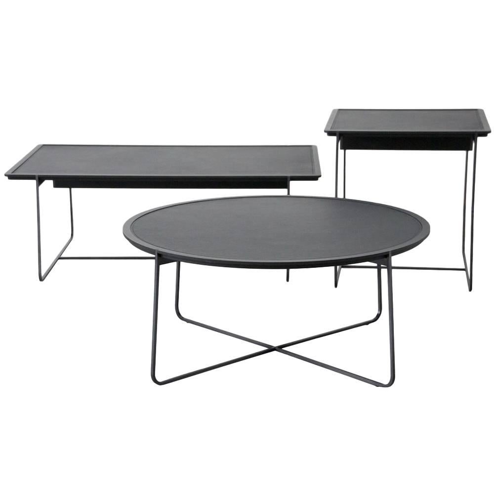 "Cuvee De Nuit" Low Rectangular Side Table by Stephane Lebrun for Dessie' For Sale