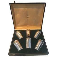 Extremely Rare Set of Vintage Iconic Gucci Silver Plated Glasses