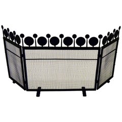 Boda Smide Firescreen, Wrouht Spark Protection to the Fireplace