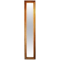 19th Century Dutch Tall Mirror Gilded Wooden Frame
