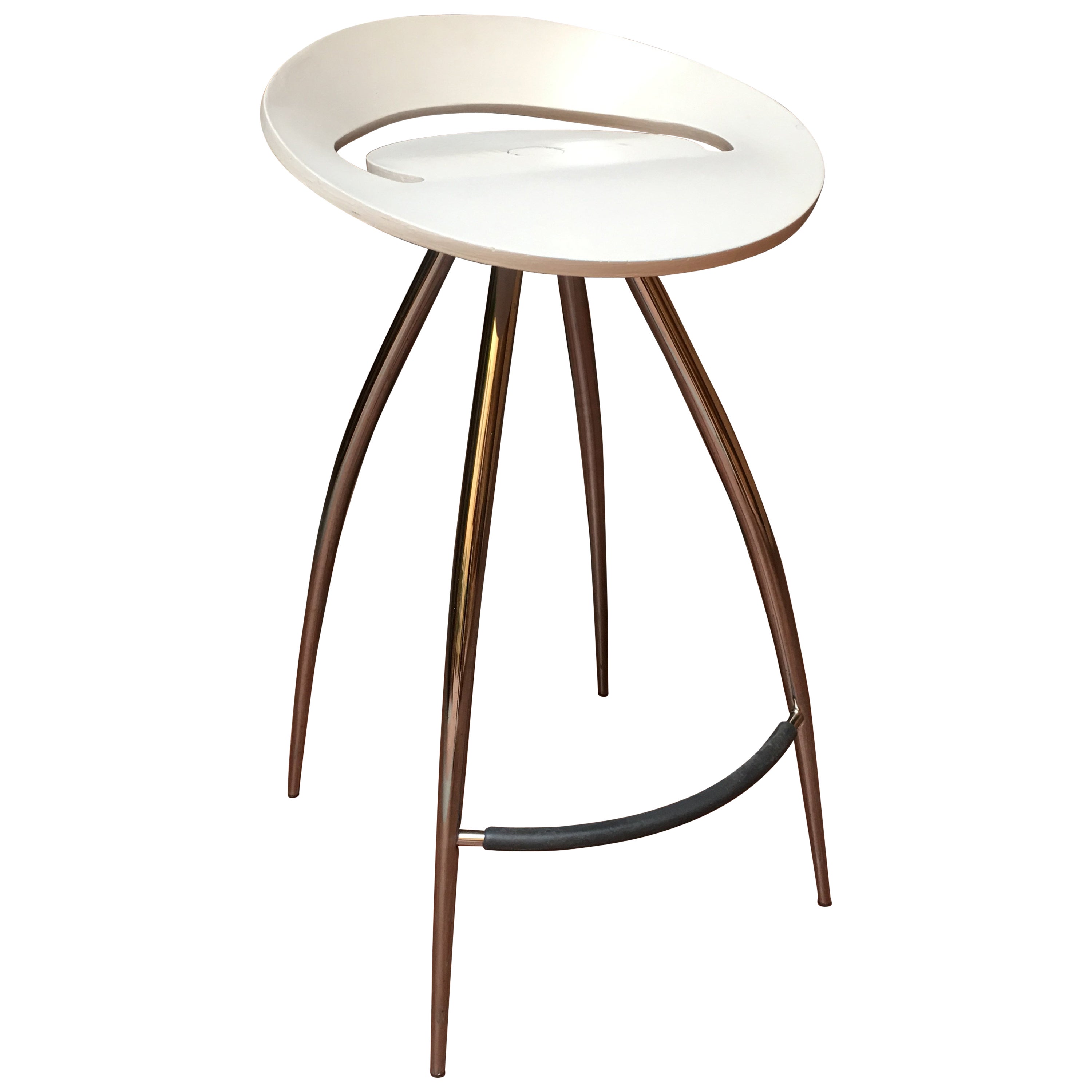 Design Italian Lyra White Bar Stool Magis Herman Miller