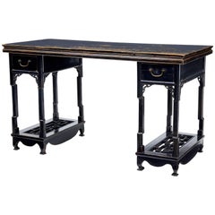 19th Century Chinese Black Lacquer Alter Table