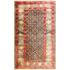 Fascinating Antique Halwai Bijar Carpet