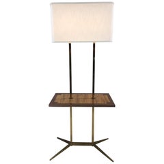 Midcentury Paul McCobb Style Brass Floor Lamp