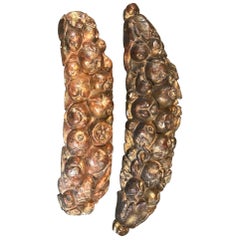 Set of Two Italian 17th Century Giltwood Fragments
