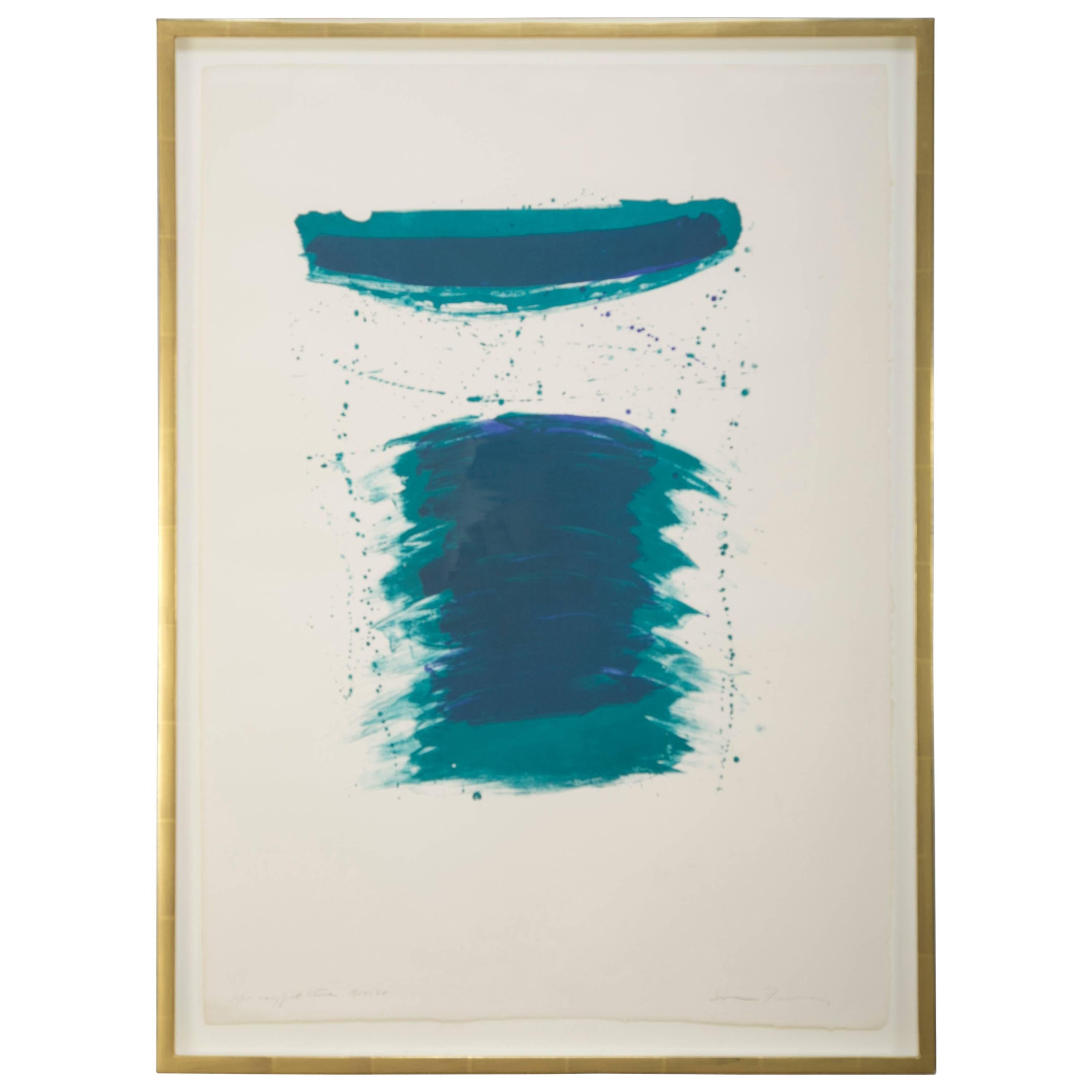 "Very First Stone" Lithograph by Sam Francis