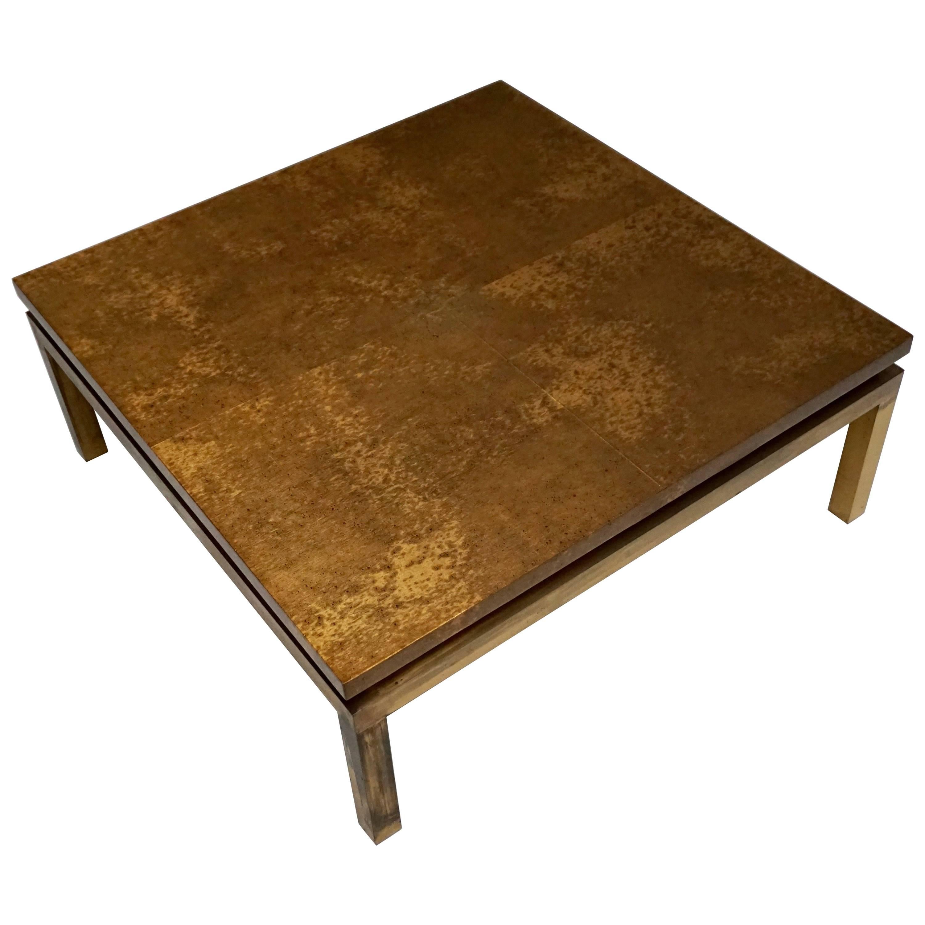 MidCentury Modern Square Coffee Table For Sale at 1stDibs