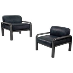 Pair of Gae Aulenti Lounge Chairs for Knoll