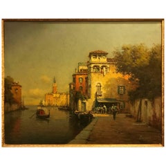 Antoine Bouvard Venetian Scene