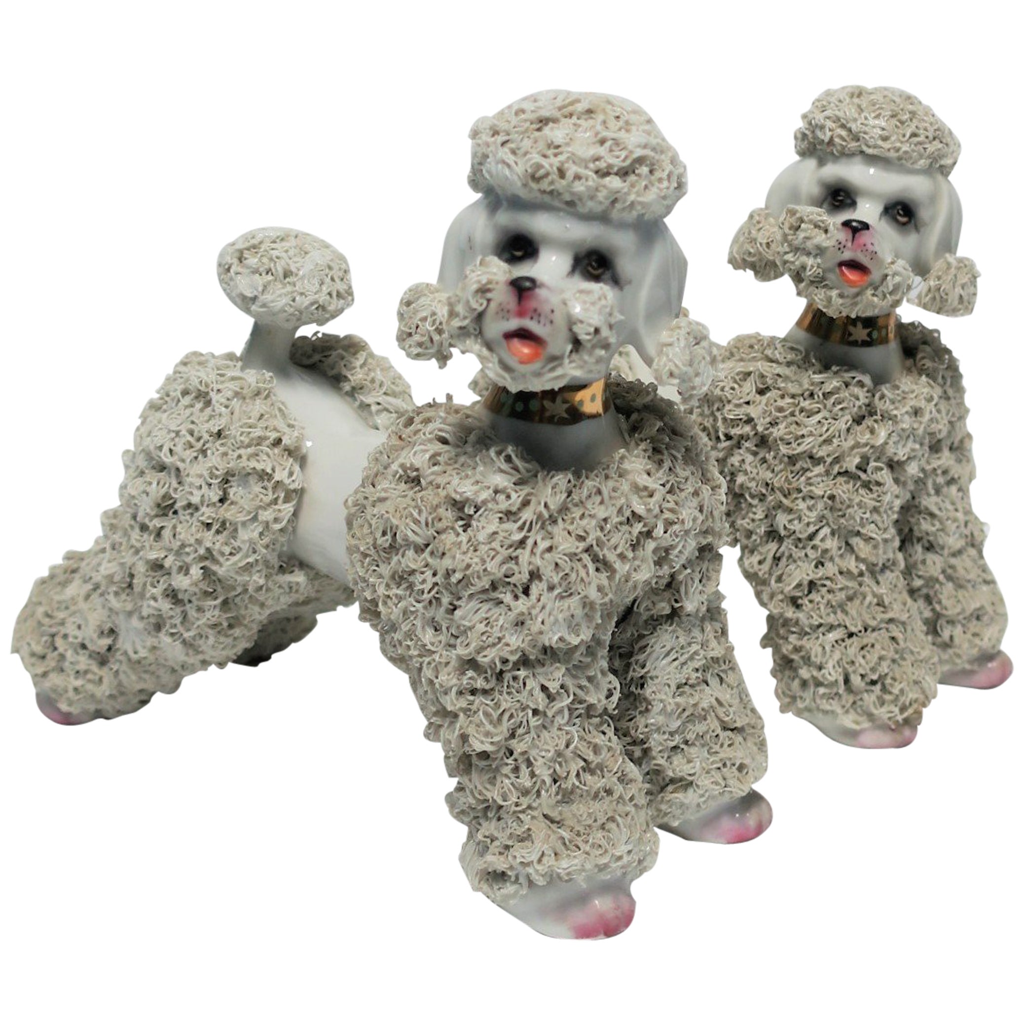 poodle nayothecorgi ceramic dog statue