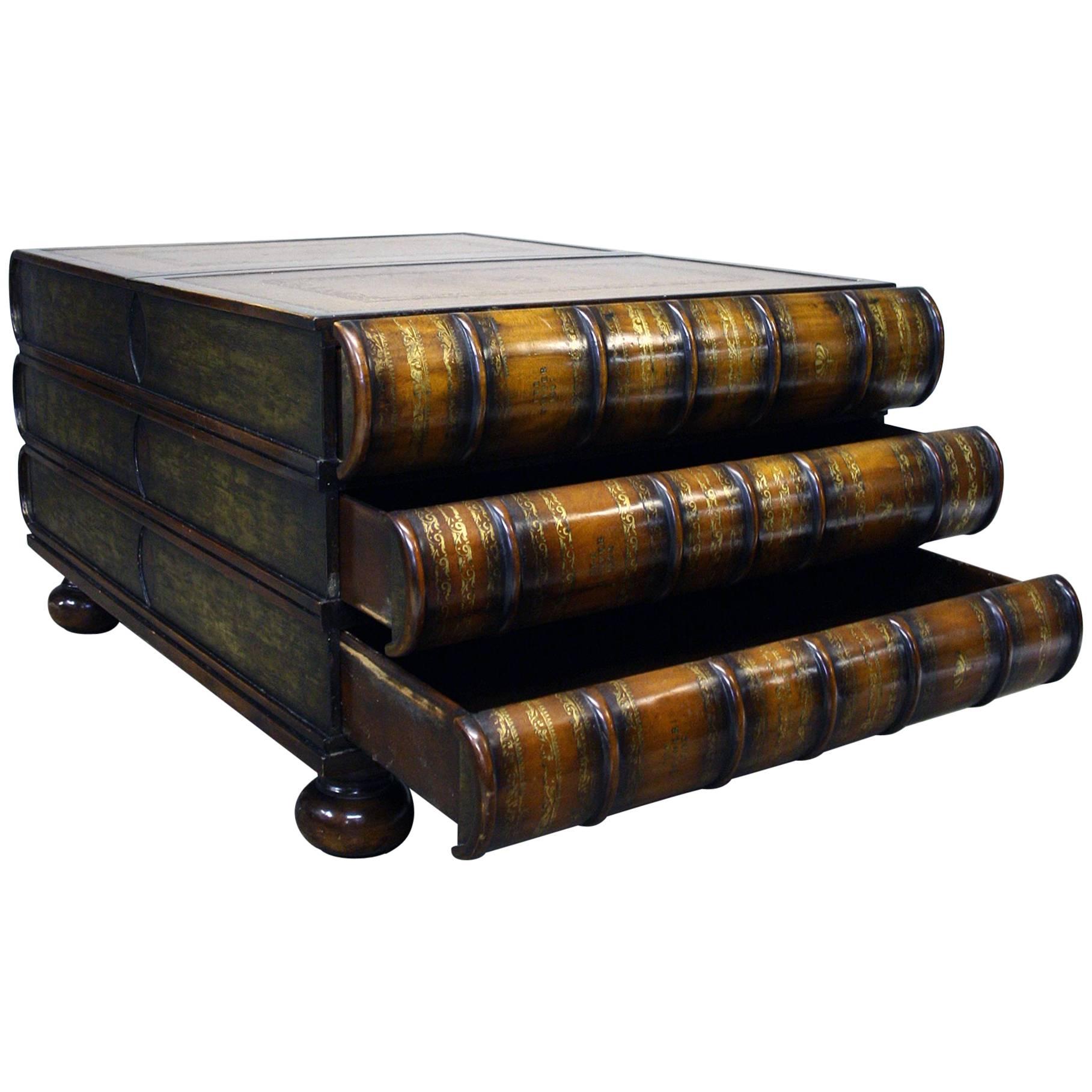 Maitland-Smith Stacked Book Coffee Table