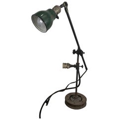 O. A.C.I. Industries, lampada da scrivania industriale bianca