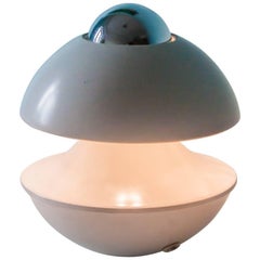 White Kaiser Space Age UFO Table or Wall Light, 1960s-1970s, Germany