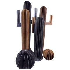 Fantastic Set of Six FD63 Handmade Steel Cactus