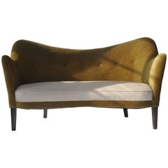 Petite Sculptural Danish Sofa