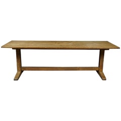 Oak Dining Table from England, circa 1960