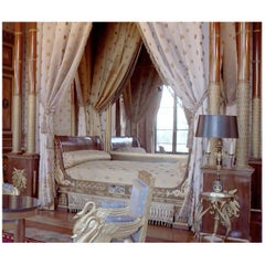 Napoleon Empire 1809 Historic Palais Beauharnais Curtains his personal Bed !