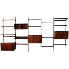 Beautiful 1960s Wall Unit by Kai Kristiansen, Denmark