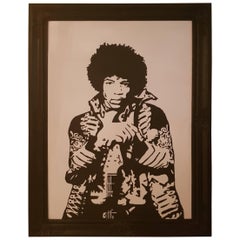 Big Jimi Hendrix Custom-Made Painting