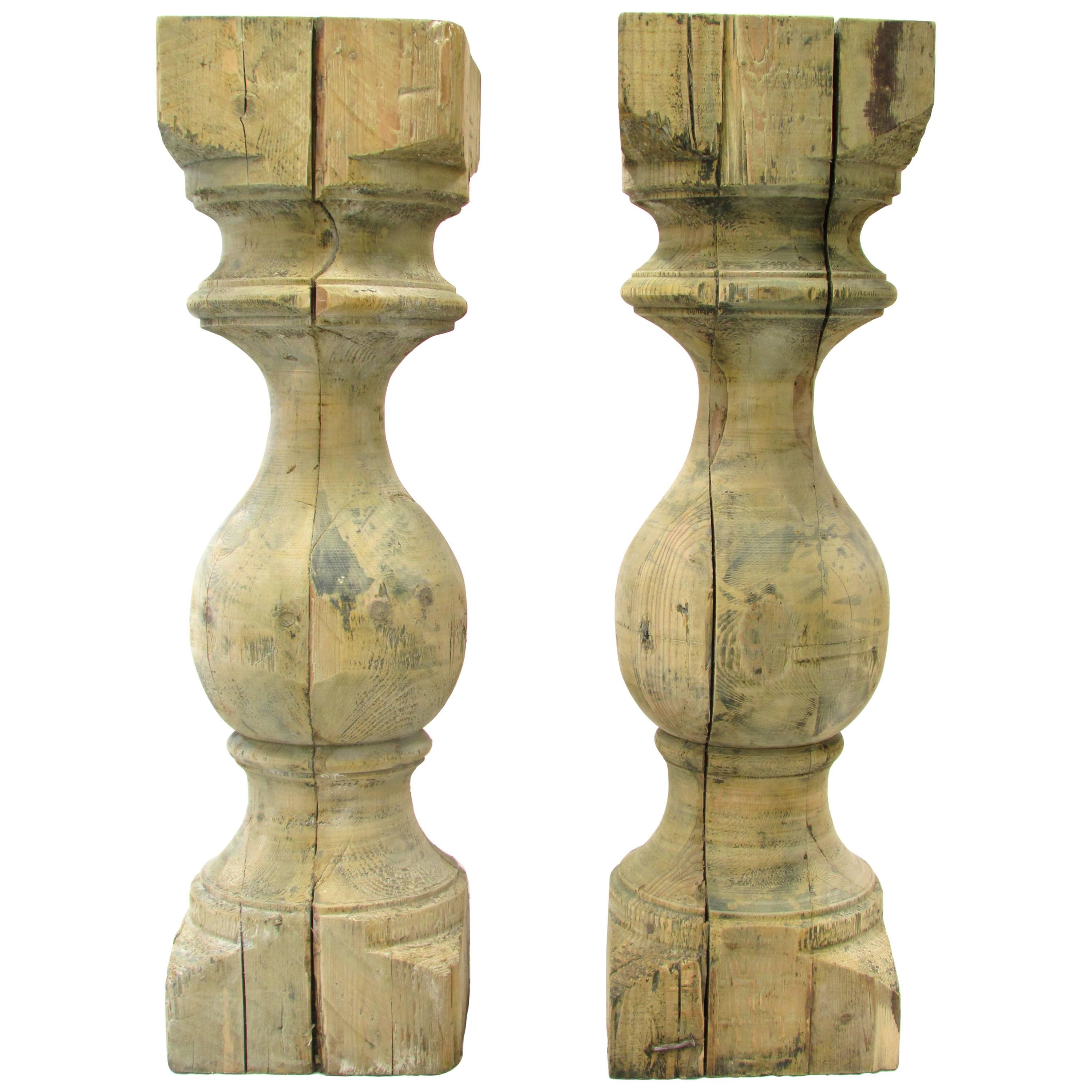 Large Wooden Balusters For Sale