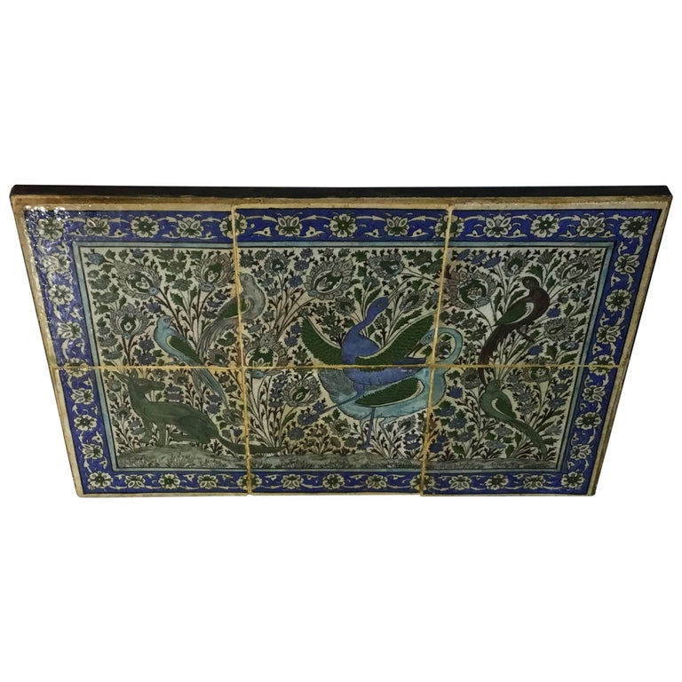 Set of Persian Tile Wall Hanging at 1stDibs