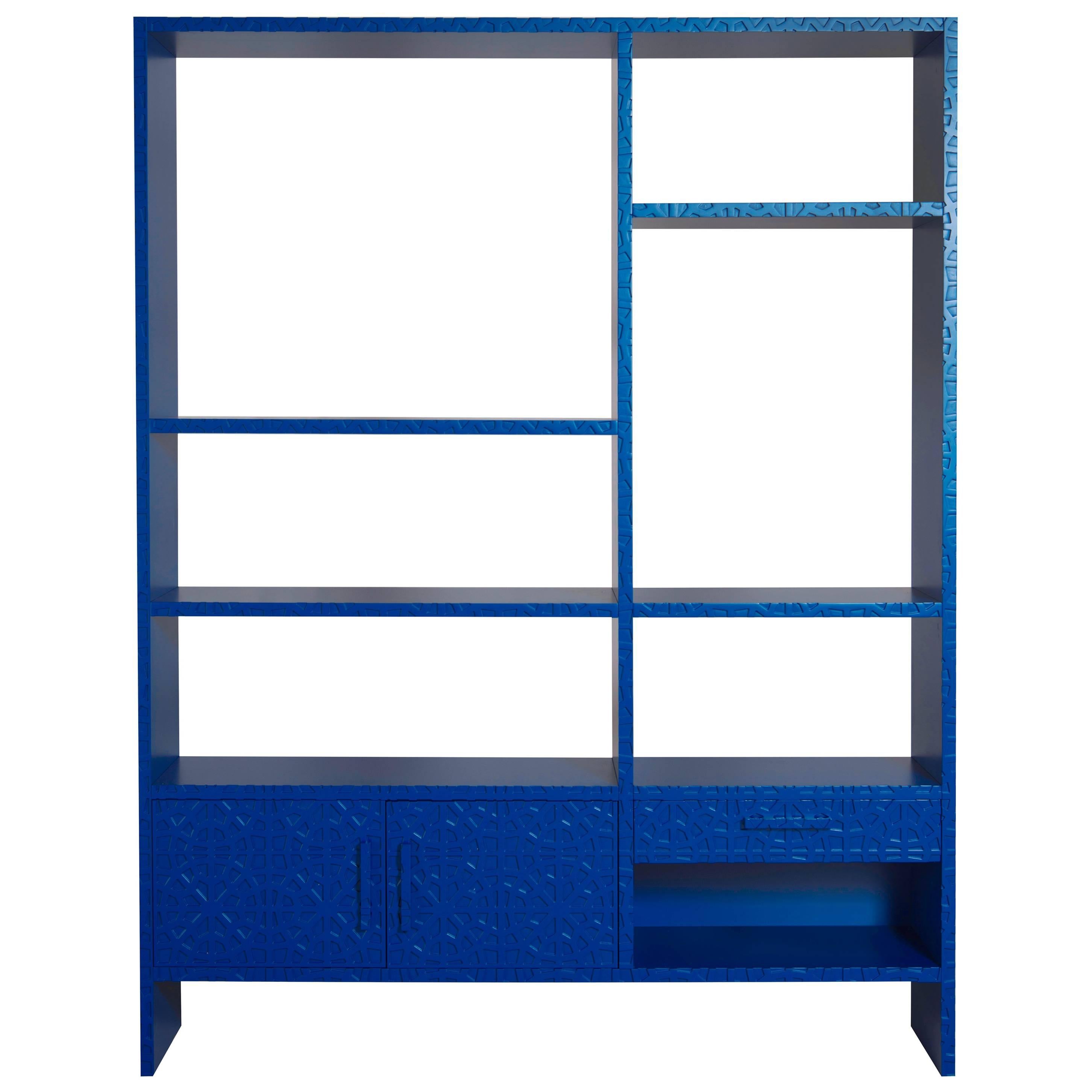 Lajevard Bookcase from Fantasia Collection For Sale