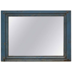 Pine Wall Mirror from Antique French Panel