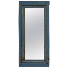 Pine Wall Mirror from Antique French Panel