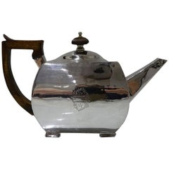 Antique George III Sterling Silver Teapot London 1802 John Robins
