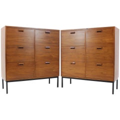 Danish Midcentury Teak "Office" Chest of Drawers