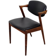 Dining Chair in Rosewood by Kai Kristiansen Model 42 'Z-Chair