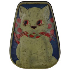 Retro Horner Toffee Tin with Cat , England , 1930s 