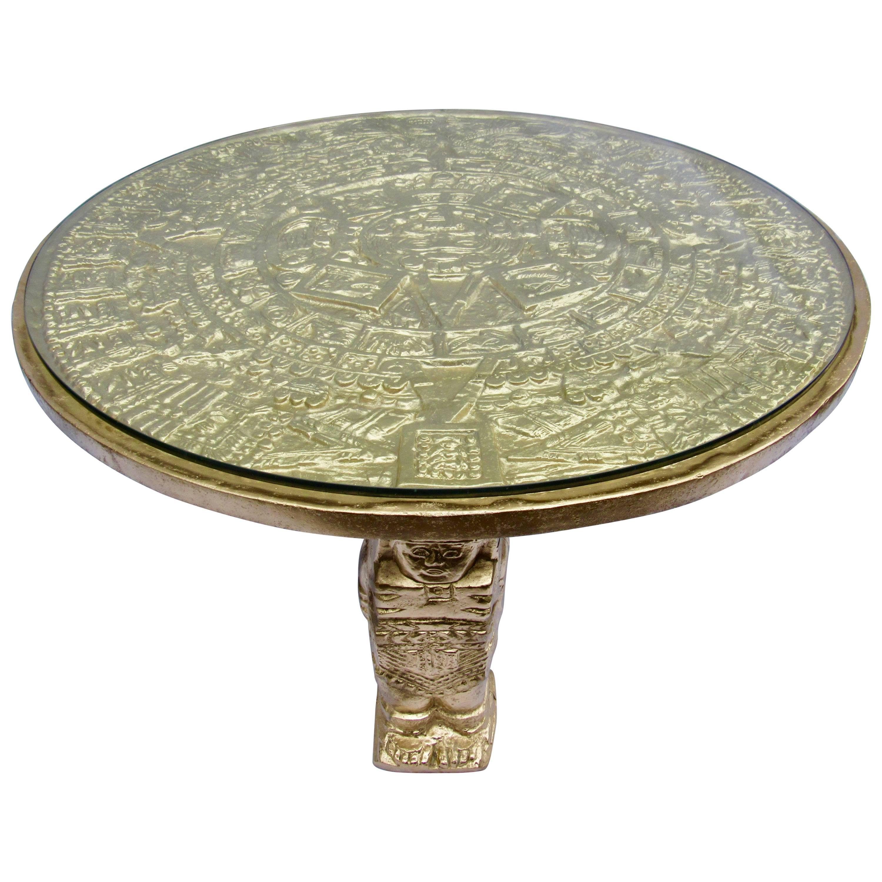 aztec calendar table