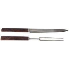 Georg Jensen, Denmark Rosewood Carving Set