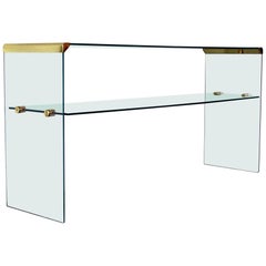 Gallotti & Radice Glass Console