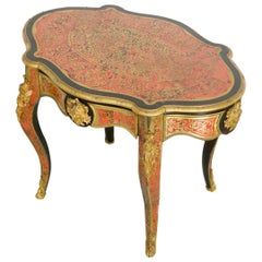 Antique Napoleon III Boulle Desk, 19th Century